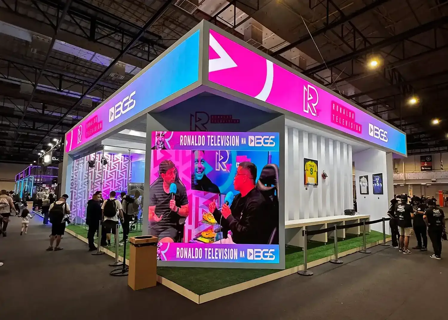 Estande desenvolvido pela Projetando Eventos